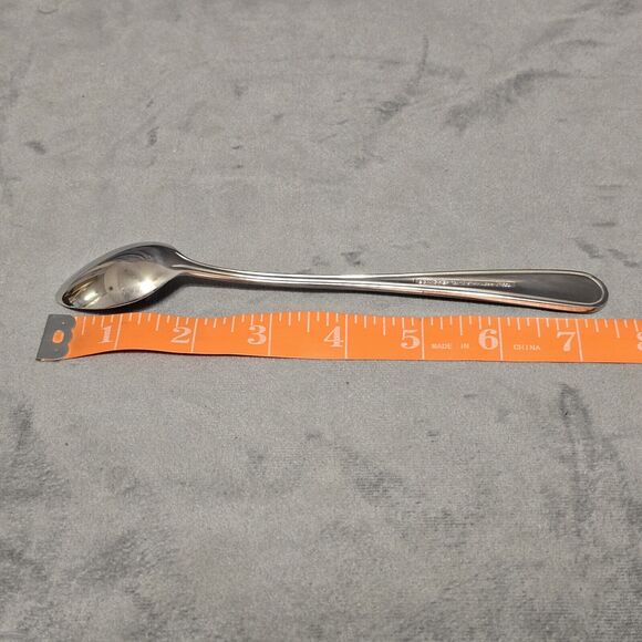 Set Of 6 Bon Chef Iced Tea Teaspoon Stainless 18/10 - Picture 3 of 3